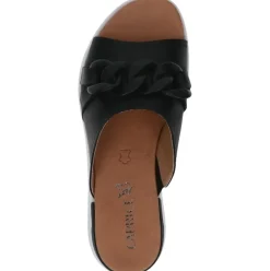Caprice Lederpantolette MEMOTION schwarz S13  9-9-27206-20