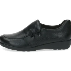 Caprice Slipper Leder Weite H schwarz S23 9-24705-41