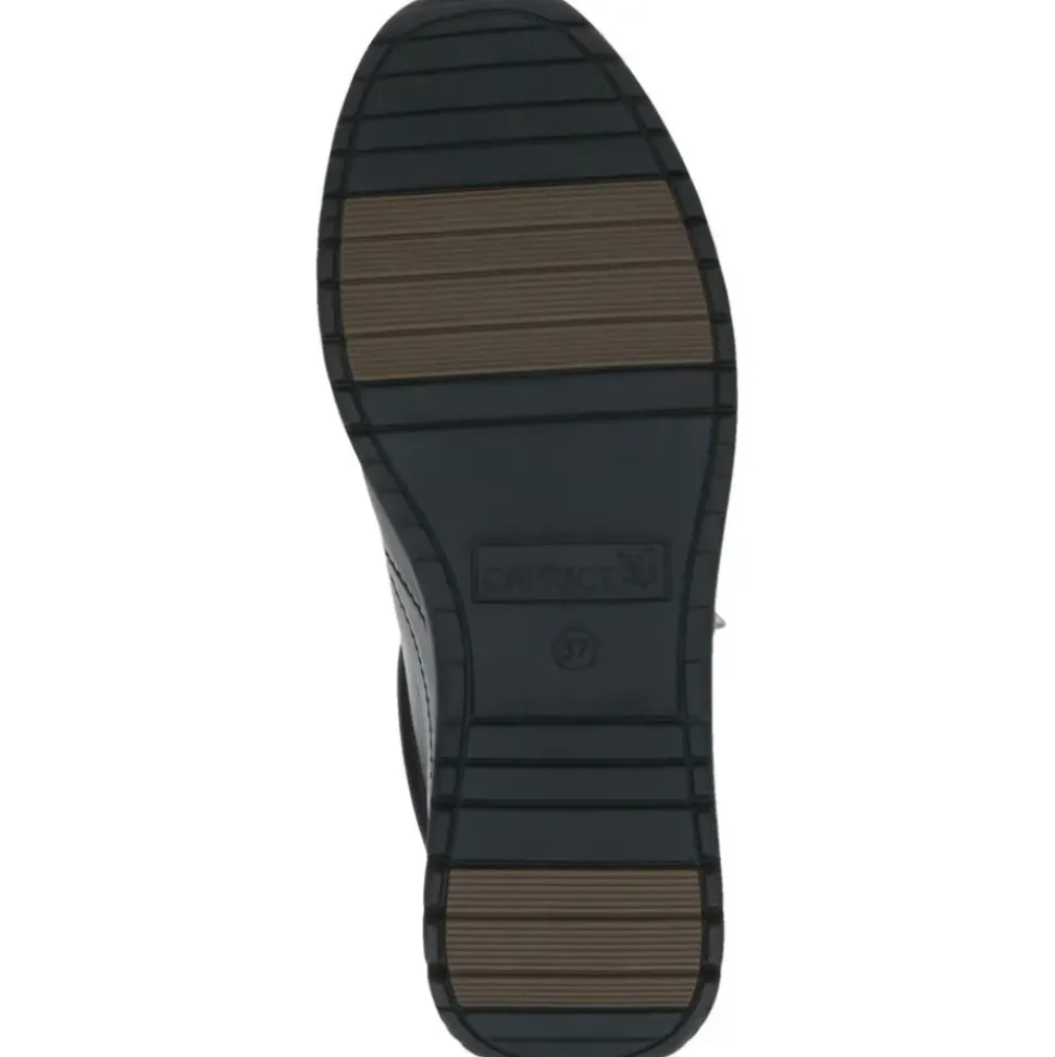 Caprice walking on Air Damen Sneaker Leder Wechselfußbett AIRMOTION schwarz S13 9-9-23765-20