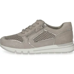 Caprice walking on Air Damen Sneaker Wechselfußbett Airmotion grau grün S13 9-9-23706-20