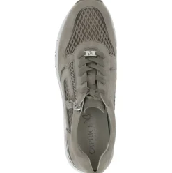 Caprice walking on Air Damen Sneaker Wechselfußbett Airmotion grau grün S13 9-9-23706-20