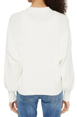 EDC Cardigan Strickjacke Biobaumwolle weiß S12 992CC1I302