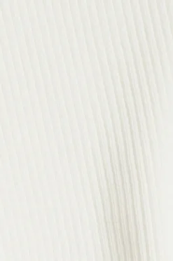EDC Cardigan Strickjacke Biobaumwolle weiß S12 992CC1I302