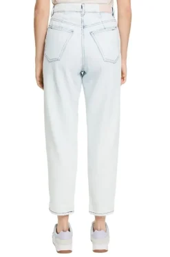 EDC Cropped Jeans mit Bundfalten 032CC1B311