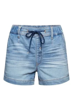 EDC Denim- Shorts Kordelzug blau S22  042CC1C316