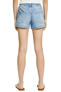 EDC Denim- Shorts Kordelzug blau S22  042CC1C316