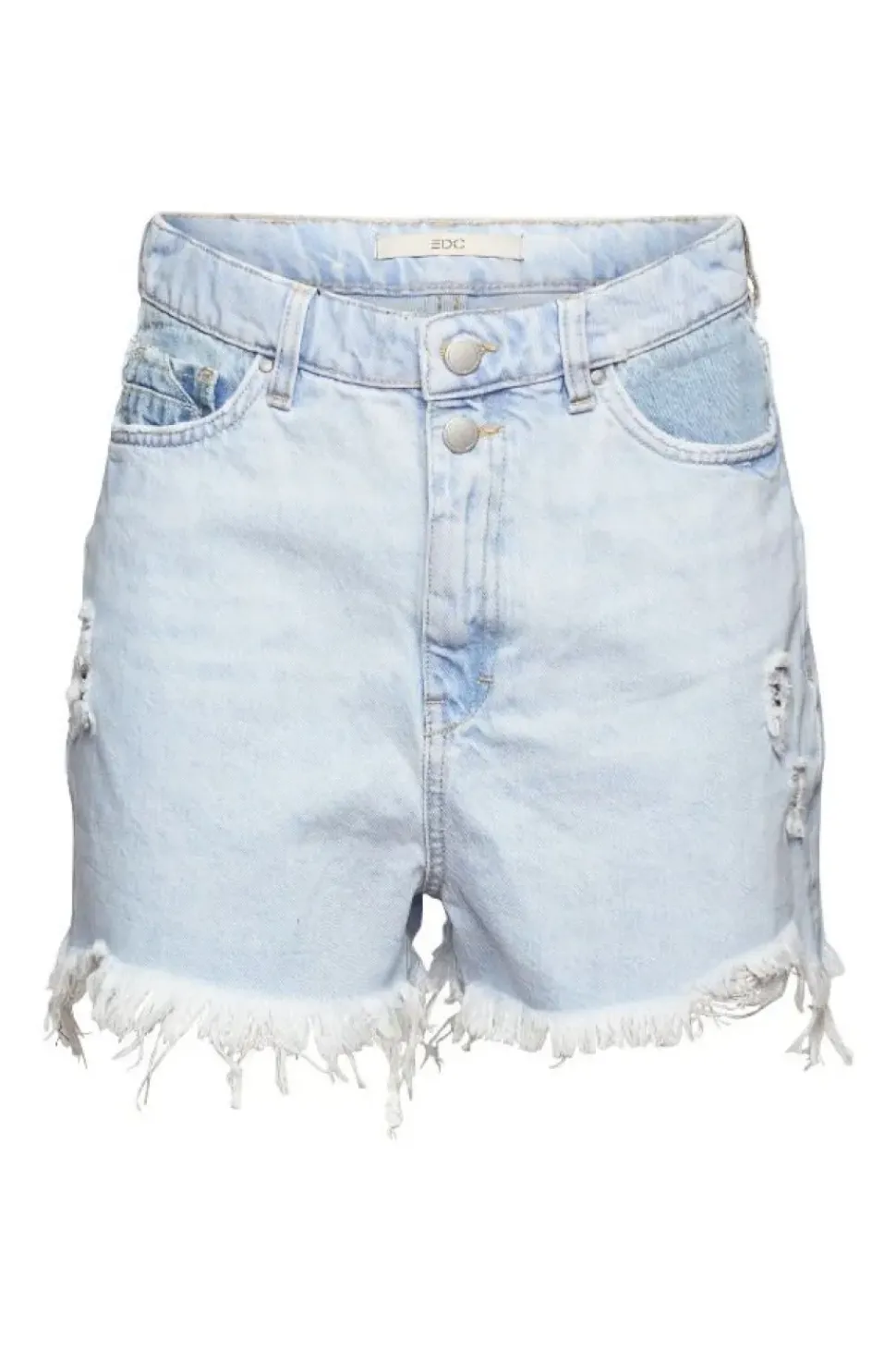 EDC Jeans- Shorts Destroyed- Effekt blau S12 042CC1C304