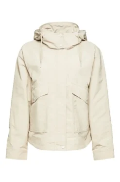 EDC Outdoor Jacke recycelt wasserabweisend beige S12 012CC1G301