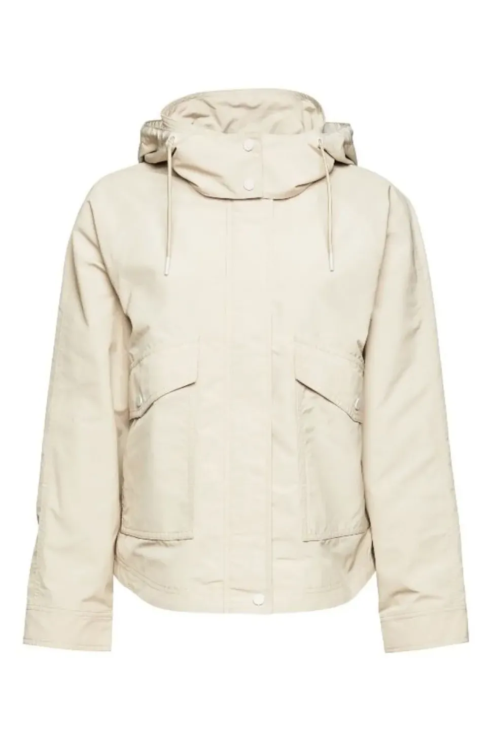 EDC Outdoor Jacke recycelt wasserabweisend beige S12 012CC1G301