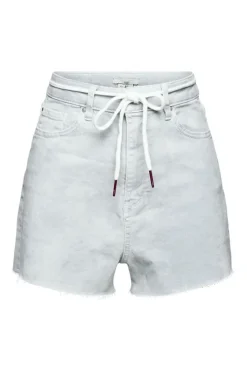 EDC Shorts kurze Hose Batik-Waschung blau, liula S22 052CC1C310
