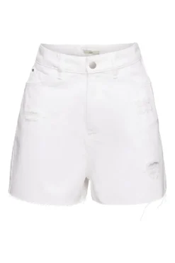 EDC Shorts kurze Hose used- Look weiß S22 052CC1C305