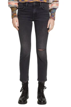 EDC Stretch Jeans im Destroyed-Look schwarz S23 092CC1B317
