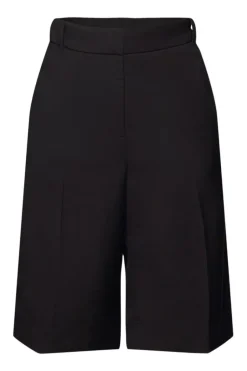 Esprit Bermudashorts mit hohem Bund schwarz NOS 993EE1C309