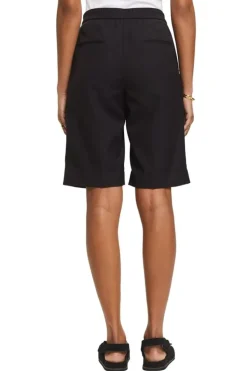 Esprit Bermudashorts mit hohem Bund schwarz NOS 993EE1C309