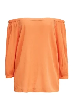 Esprit Bluse Carmen 3/4 Arm weiß orange 030EE1F318