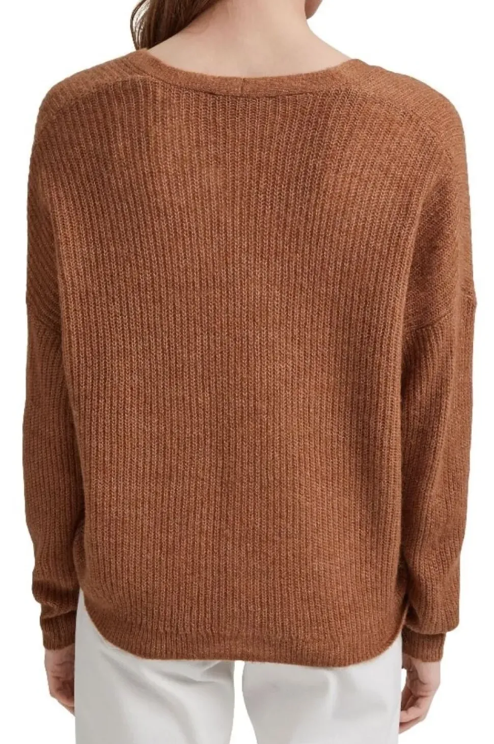 ESPRIT Cardigan aus Rippstrick mit Wolle/Alpaka 991EO1I310