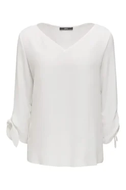Esprit Collection Bluse 3/4 weiß schwarz 990EO1F305