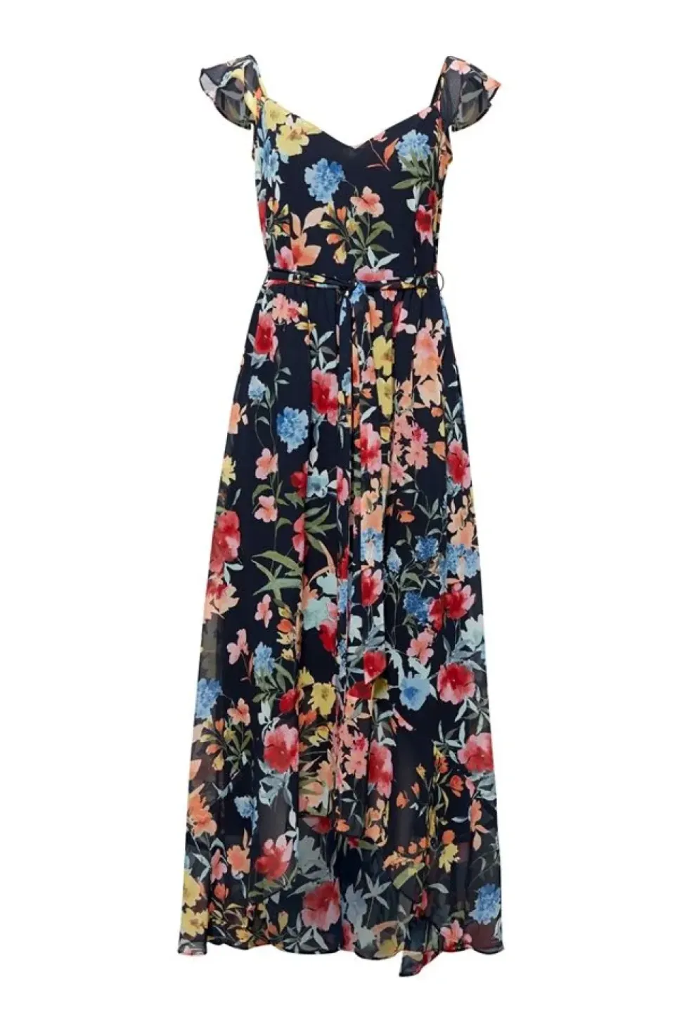 ESPRIT Collection Kleid lang gemustert S13 049EO1E042