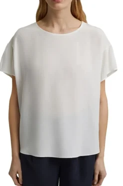 ESPRIT COLLECTION kurzarm Bluse weiß 041EO1F309
