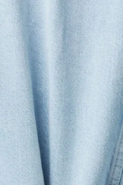 ESPRIT Denim-Jacke reine Baumwolle Schlaufe am Saum blau NOS 992EE1G311