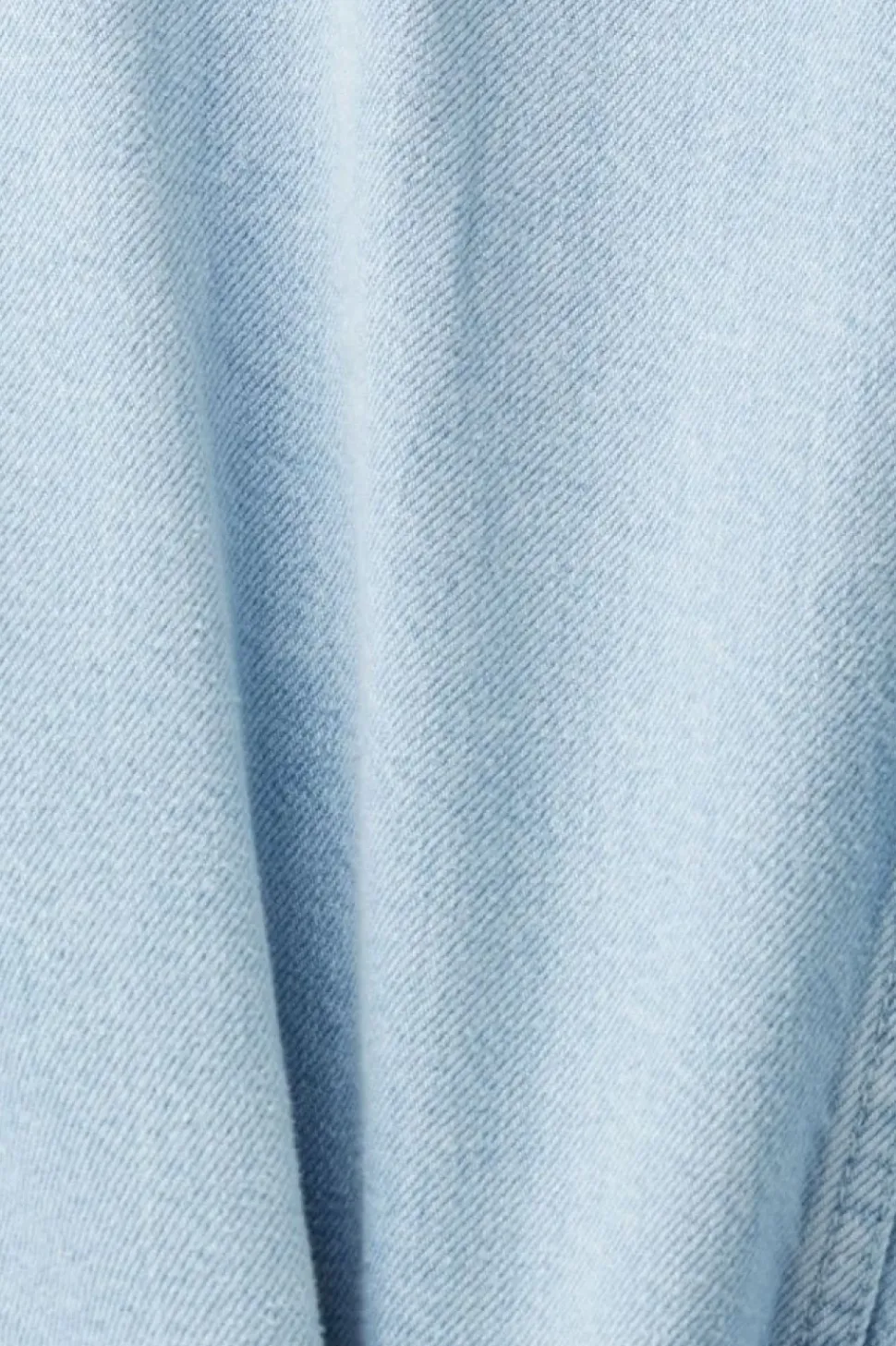 ESPRIT Denim-Jacke reine Baumwolle Schlaufe am Saum blau NOS 992EE1G311
