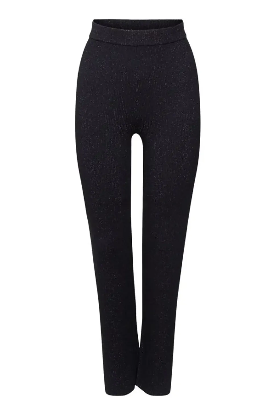 Esprit Glitzernde Strickhose schwarz S23 112EE1B301