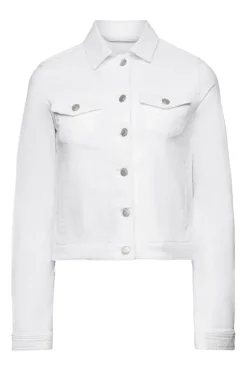 Esprit Jeansjacke weiß S23 053EE1G309
