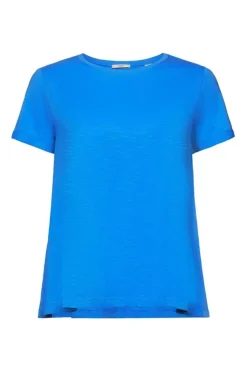 Esprit Klassisches Rundhals-T-Shirt blau, pink S23 053EE1K302