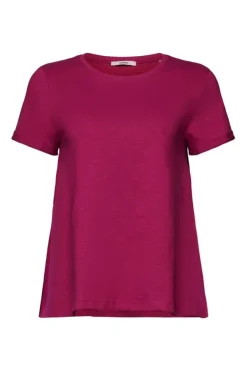 Esprit Klassisches Rundhals-T-Shirt blau, pink S23 053EE1K302