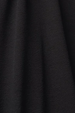 Esprit Midikleid mit V-Ausschnitt schwarz S23 112EE1E307