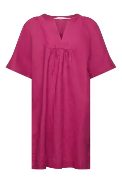 Esprit Minikleid, Baumwolle-Leinen-Mix pink S23 043EE1E316