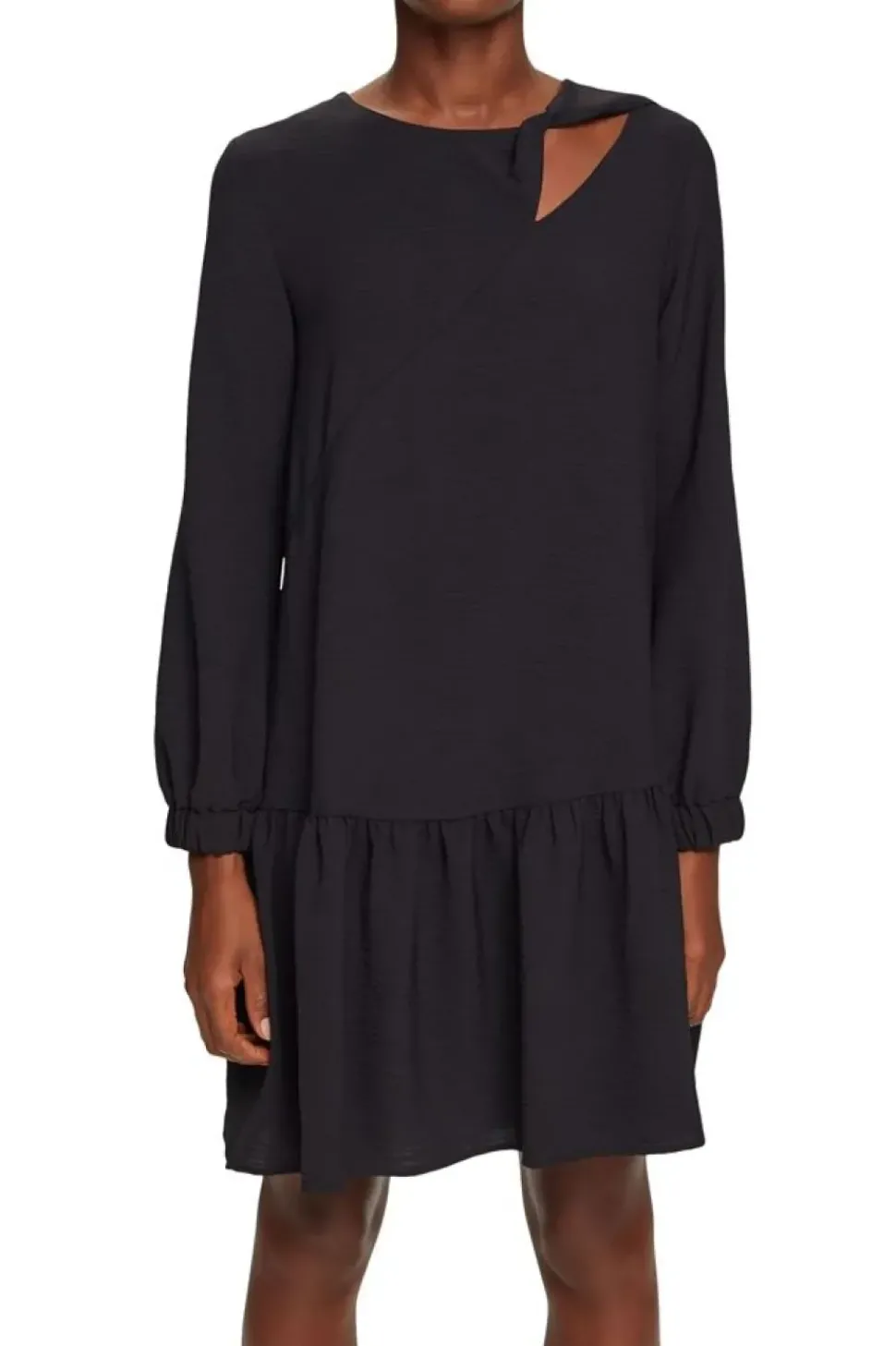 Esprit Minikleid mit Cut-out schwarz S23 102EE1E319