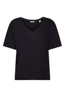 Esprit Oversize T-Shirt orange, schwarz S23 043EE1K325
