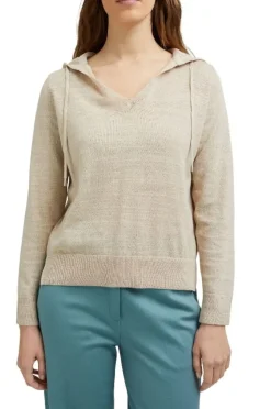 ESPRIT Pullover Hoodie Leinen 031EE1I302
