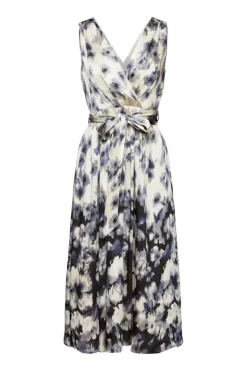 Esprit Satin Minikleid mit floralem Print S13 023EO1E340