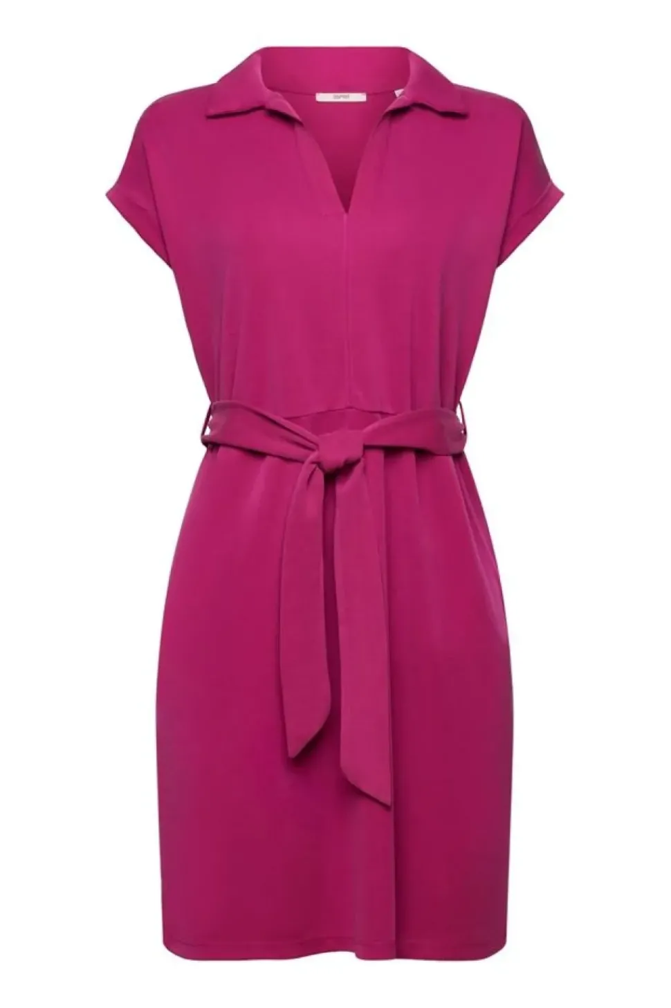 Esprit Strickkleid mit Bindegürtel, TENCEL™ pink S23 043EE1E334