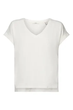 Esprit Women Tshirt short sleeve weiß, beige, grün, schwarz S23 063EE1K302