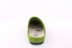 Fuß Bequem Damen Hausschuh Pantolette grün S23 106/01-184