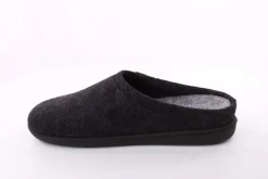 Fuß Bequem Herren Hausschuh Pantolette Wechselfußbett blau, schwarz S23 801/01