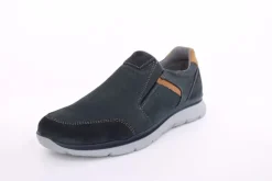 Imac Herren Slipper Leder Wechselfußbett blau S13 352151