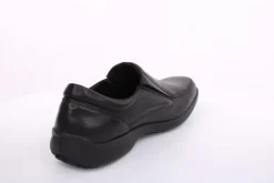 Imac Herren Slipper Schlupfschuh Leder klassisch schwarz S13 350600