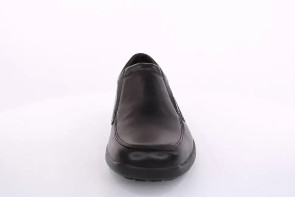 Imac Herren Slipper Schlupfschuh Leder klassisch schwarz S13 350600