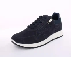 IMAC Herren Sneaker Halbschuh Leder blau S13 352061