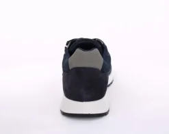 IMAC Herren Sneaker Halbschuh Leder blau S13 352061