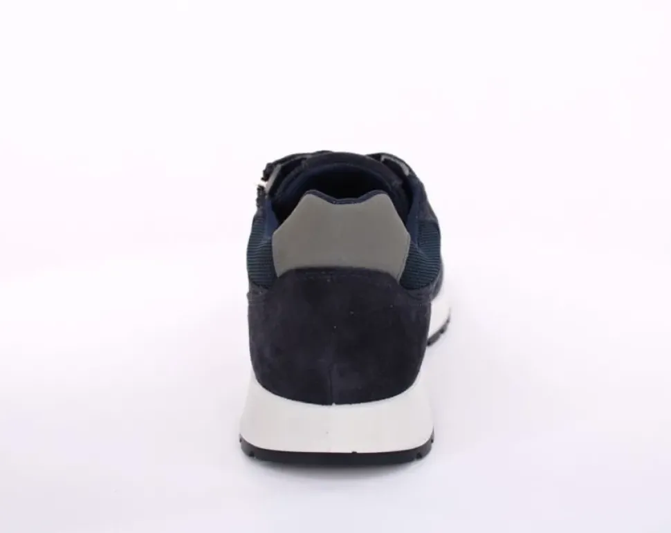IMAC Herren Sneaker Halbschuh Leder blau S13 352061