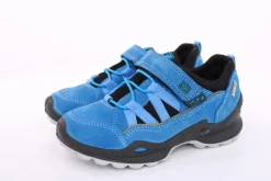 Imac Kinder- Halbschuh Outdoorschuh Jungen Klettverschluss Leder TEX- Membran blau S13  381928