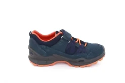 Imac Kinder- Halbschuh Outdoorschuh Jungen Klettverschluss Leder TEX- Membran blau S13  381928