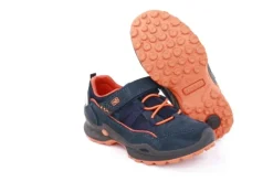 Imac Kinder- Halbschuh Outdoorschuh Jungen Klettverschluss Leder TEX- Membran blau S13  381928