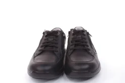 Jomos Herren Schnürhalbschuh Leder Spezialweite K schwarz S22 322414