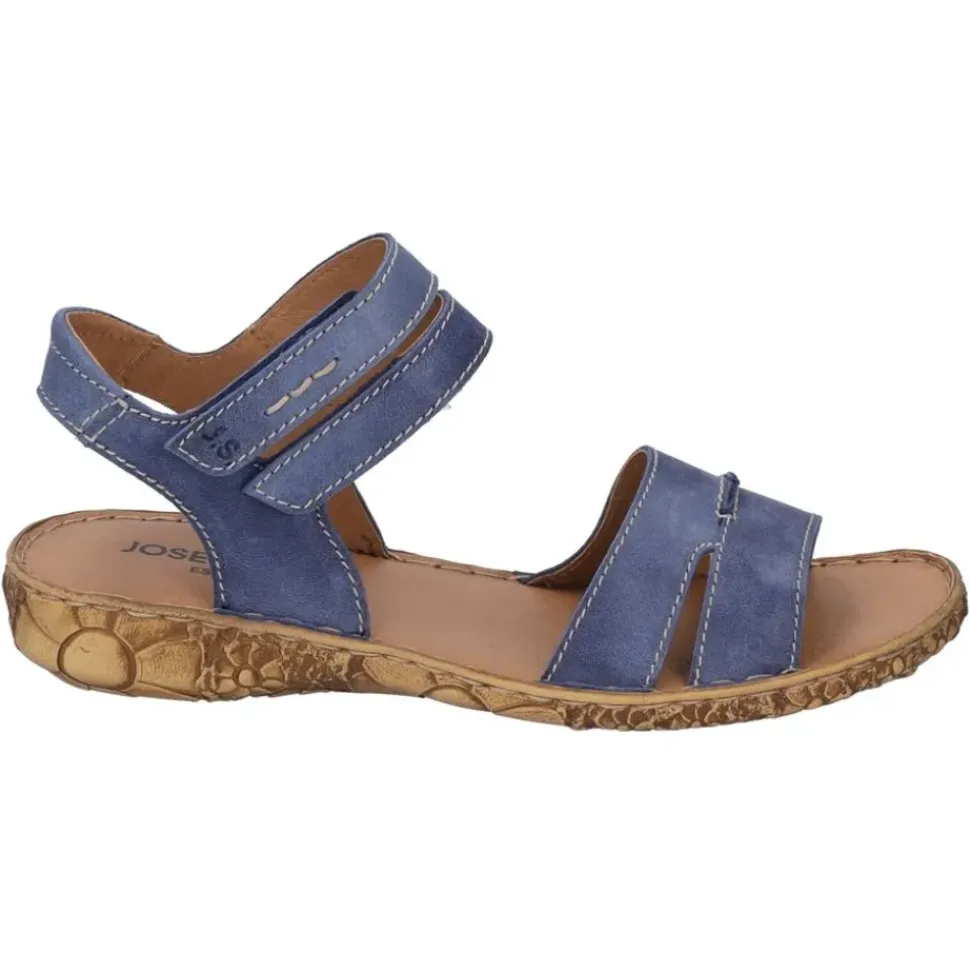 Josef Seibel Damen Sandale Rosalie 47 Leder blau S12 79547